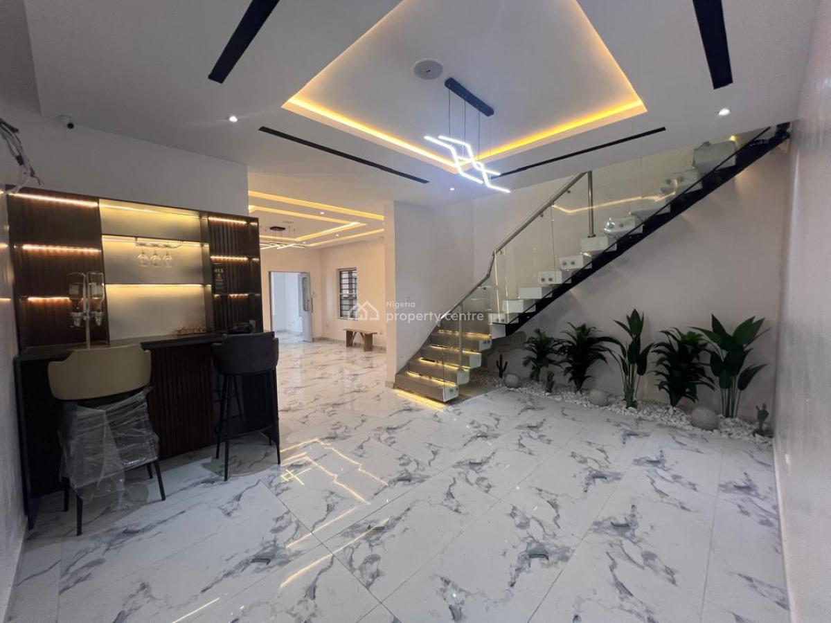a Newly Built, Luxury 5 Bedroom Fully Detached Duplex, with 2 Room Bq, Chevron, Lekki, Lagos, Detached Duplex for Sale