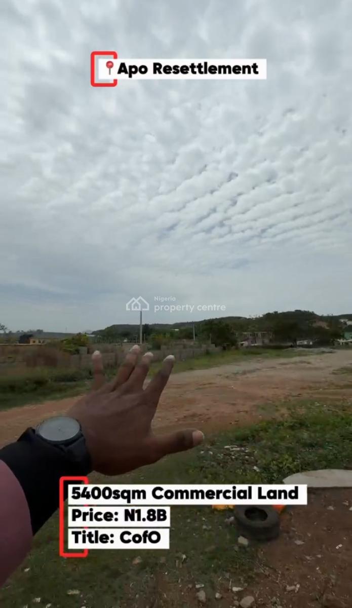 (apo) 5400sqm Commercial Land, Apo Resettlement, Apo, Abuja, Commercial Land for Sale