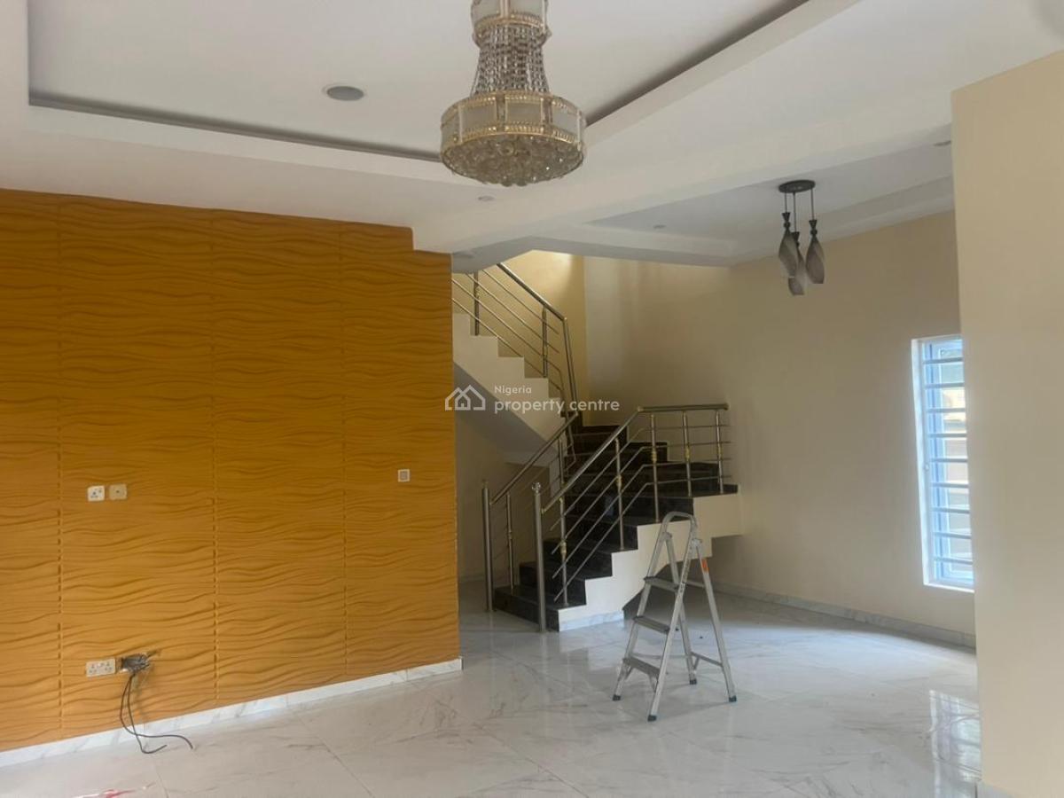 Self Compound 5 Bedroom Fully Detached Duplex with Bq, Chevron, Lekki, Lagos, Detached Duplex for Rent