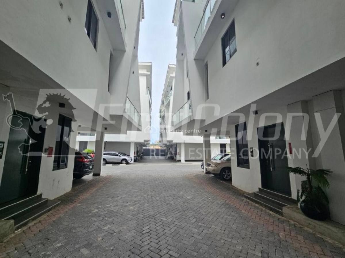 Contemporary 4 Bedroom Terraced House (fully Serviced), Ikoyi, Lagos, Terraced Duplex for Rent