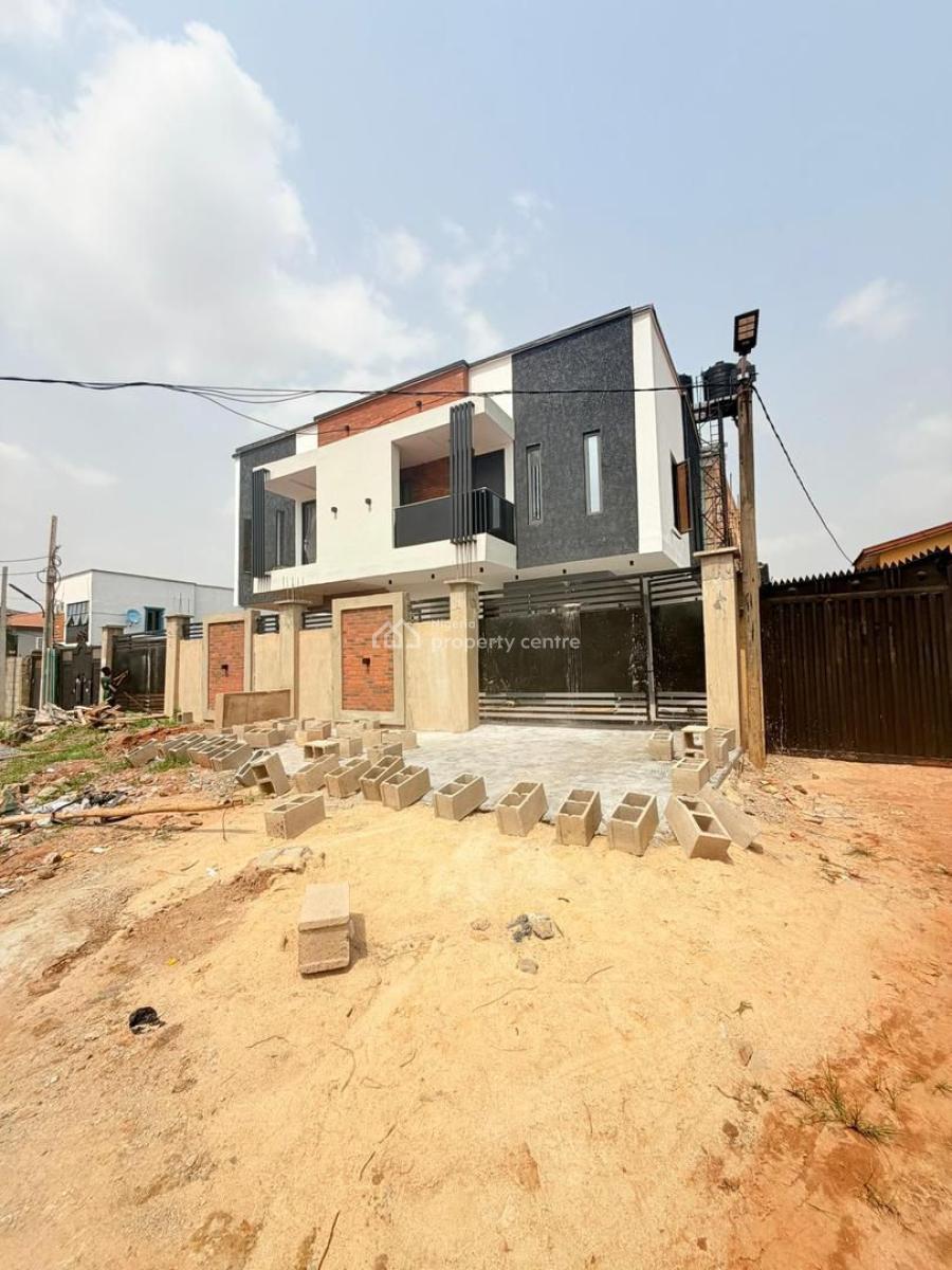Stunning 3 Bedroom Semi Detached Duplex with Bq, Fagba, Agege, Lagos, Semi-detached Duplex for Sale