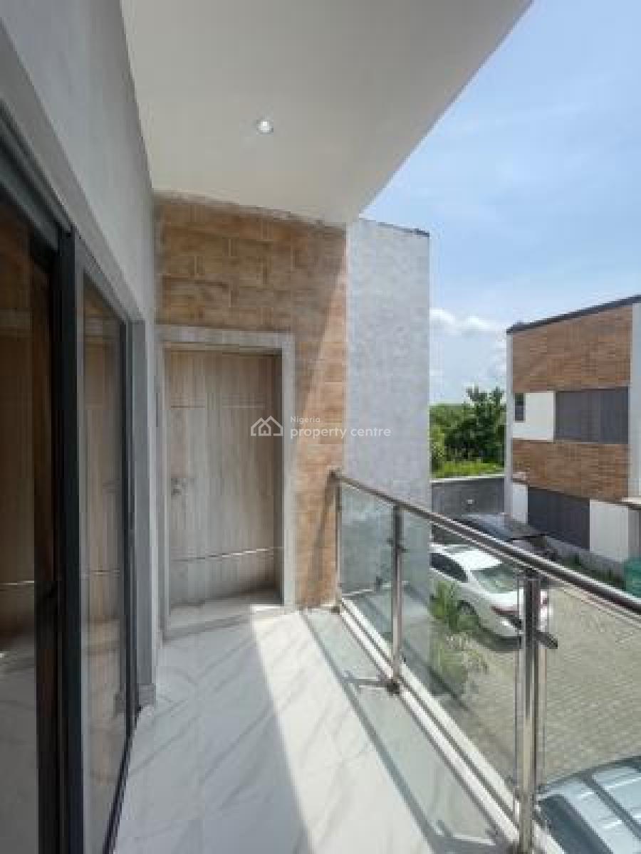 Alluring 4 Bedroom Terraced Duplex + Bq, Solar and Communal Gym, Sangotedo, Ajah, Lagos, Terraced Duplex for Sale