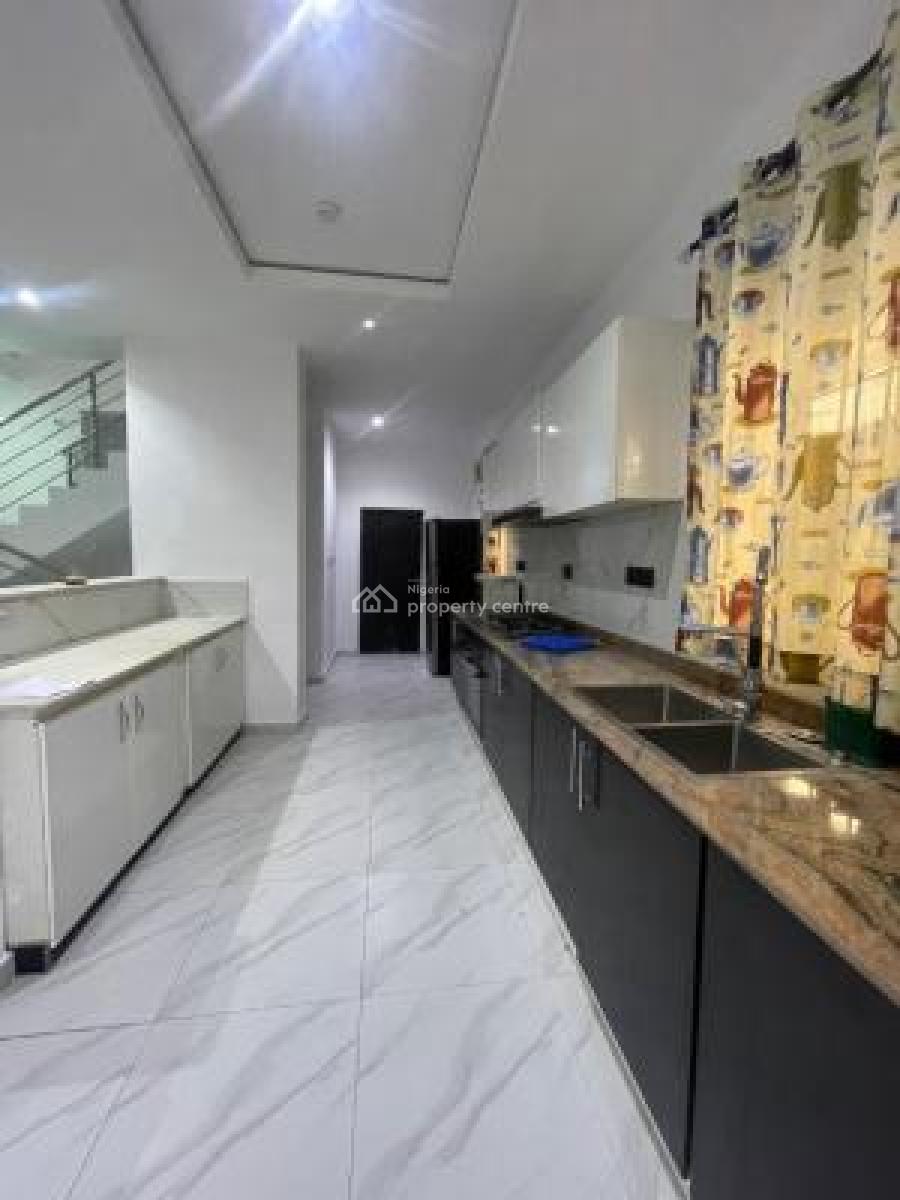 Alluring 4 Bedroom Terraced Duplex + Bq, Solar and Communal Gym, Sangotedo, Ajah, Lagos, Terraced Duplex for Sale