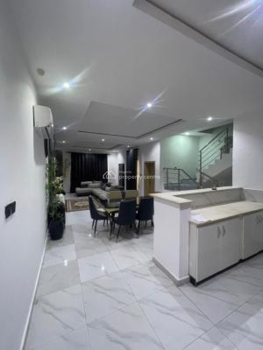 Alluring 4 Bedroom Terraced Duplex + Bq, Solar and Communal Gym, Sangotedo, Ajah, Lagos, Terraced Duplex for Sale