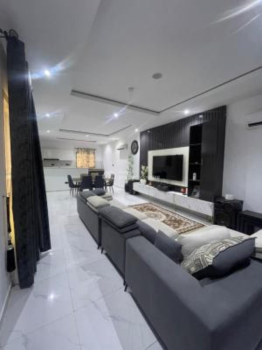 Alluring 4 Bedroom Terraced Duplex + Bq, Solar and Communal Gym, Sangotedo, Ajah, Lagos, Terraced Duplex for Sale