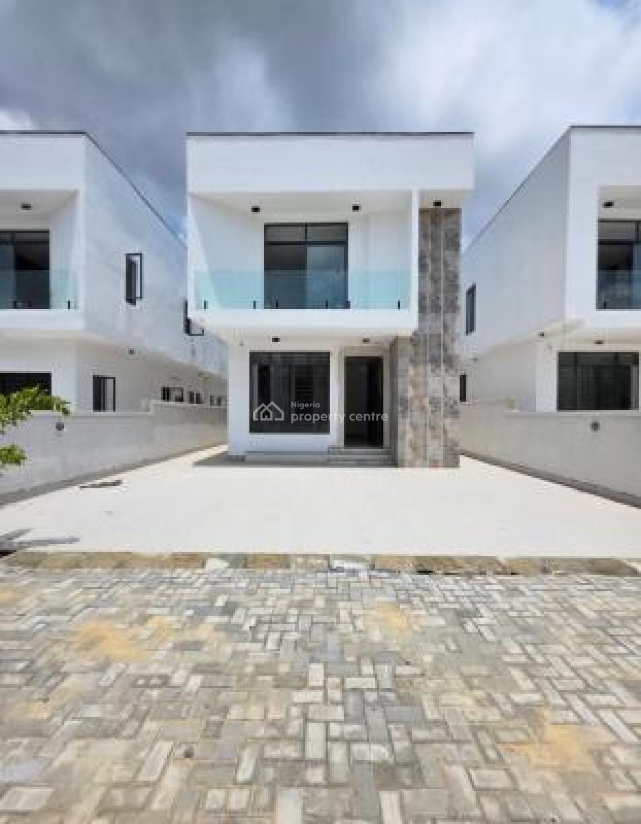 Alluringly Crafted 4 Bedroom Detached Duplex + Bq in a Serene Estate, Chevron Tollgate, Lekki, Lagos, Detached Duplex for Sale