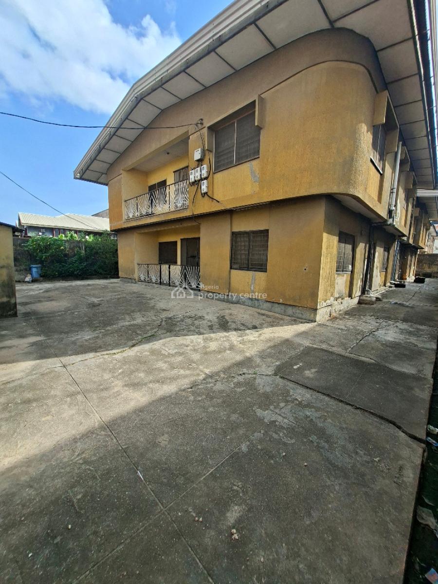 Strong and Standard Block of 4 Flats with  C of O, Market Square, Ago Palace, Isolo, Lagos, Block of Flats for Sale
