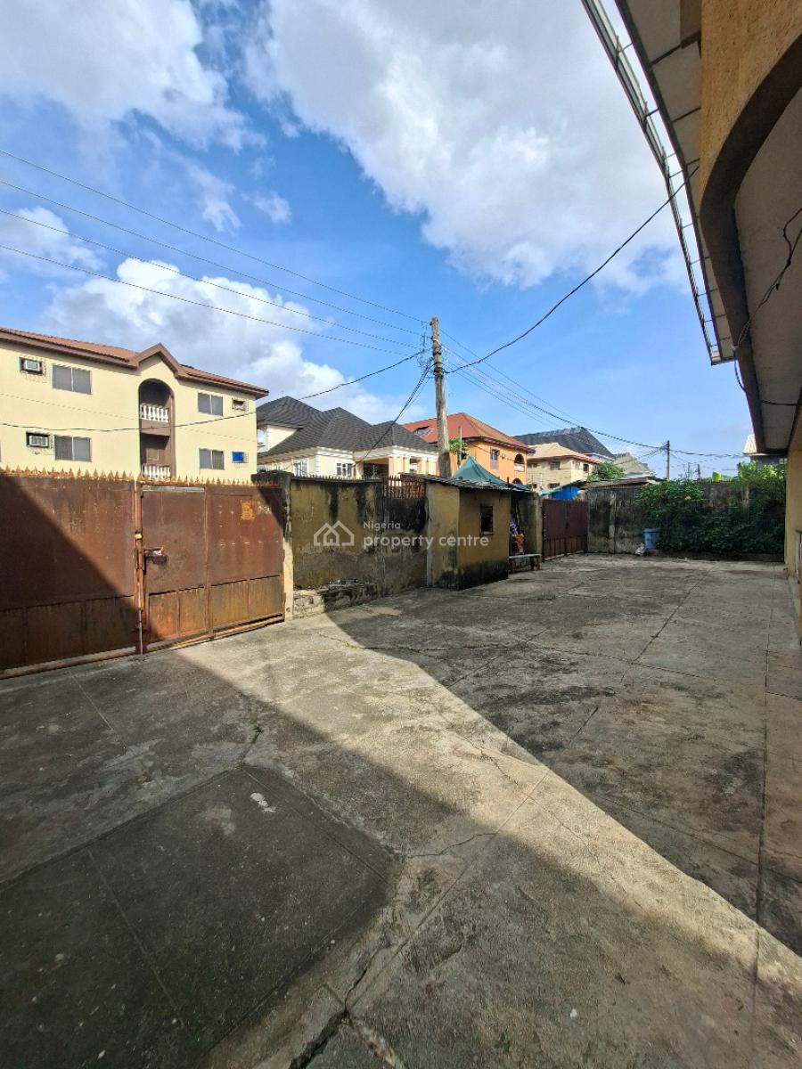 Strong and Standard Block of 4 Flats with  C of O, Market Square, Ago Palace, Isolo, Lagos, Block of Flats for Sale
