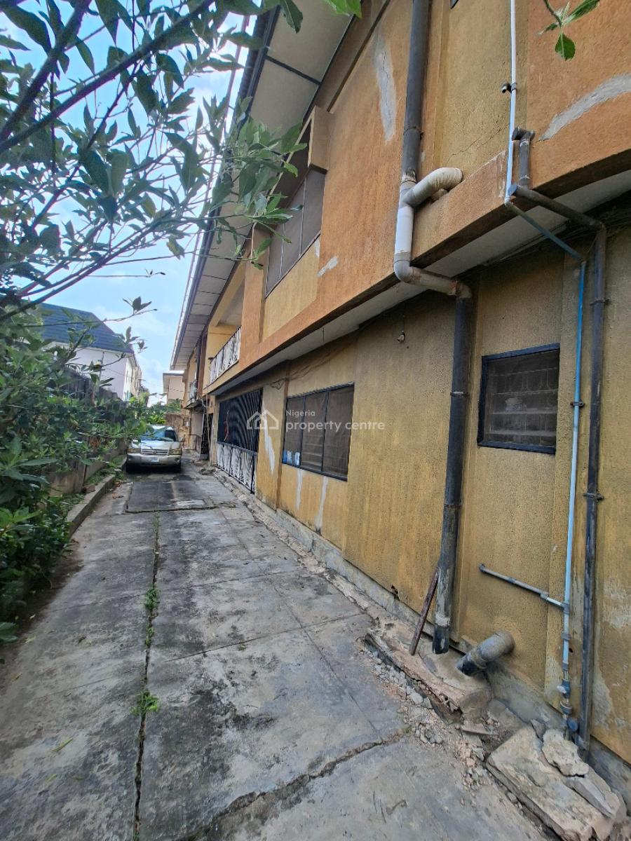 Strong and Standard Block of 4 Flats with  C of O, Market Square, Ago Palace, Isolo, Lagos, Block of Flats for Sale
