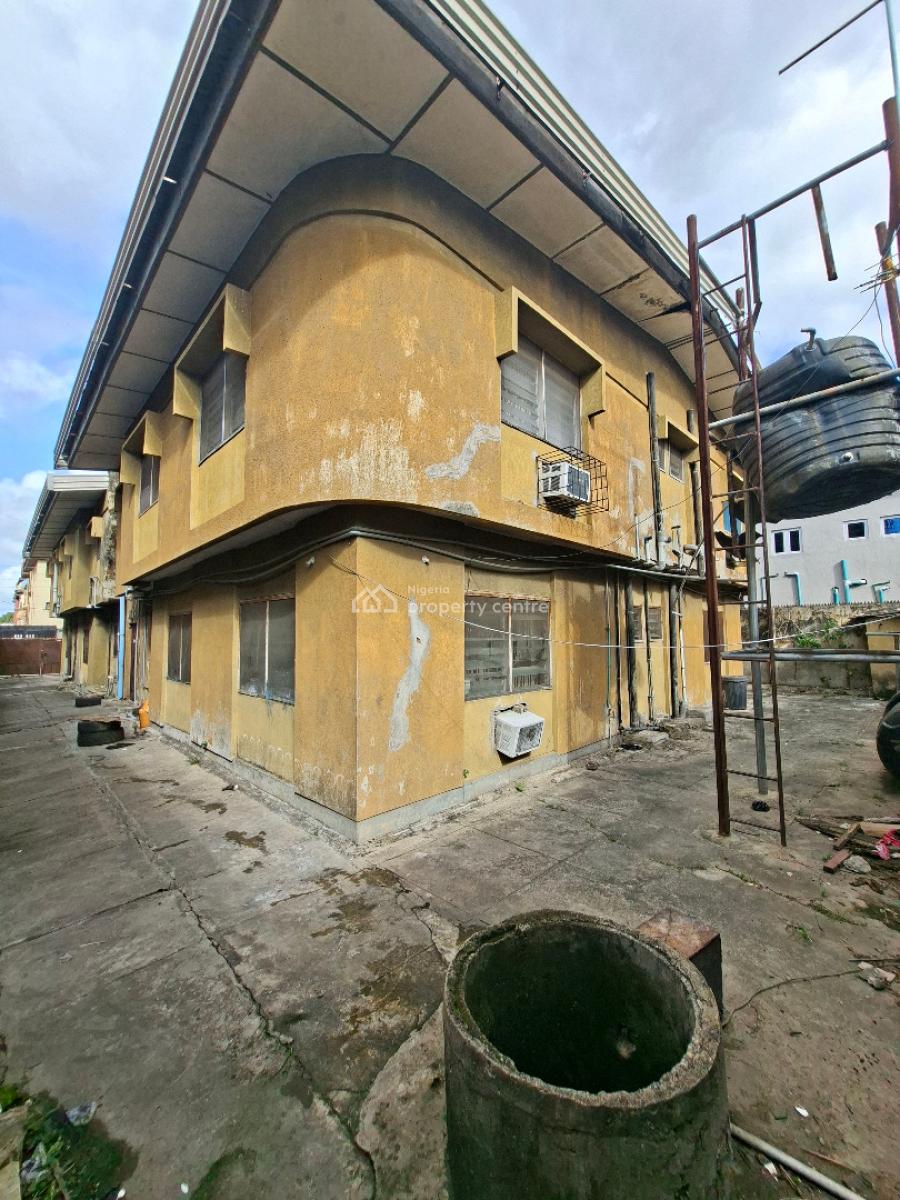 Strong and Standard Block of 4 Flats with  C of O, Market Square, Ago Palace, Isolo, Lagos, Block of Flats for Sale