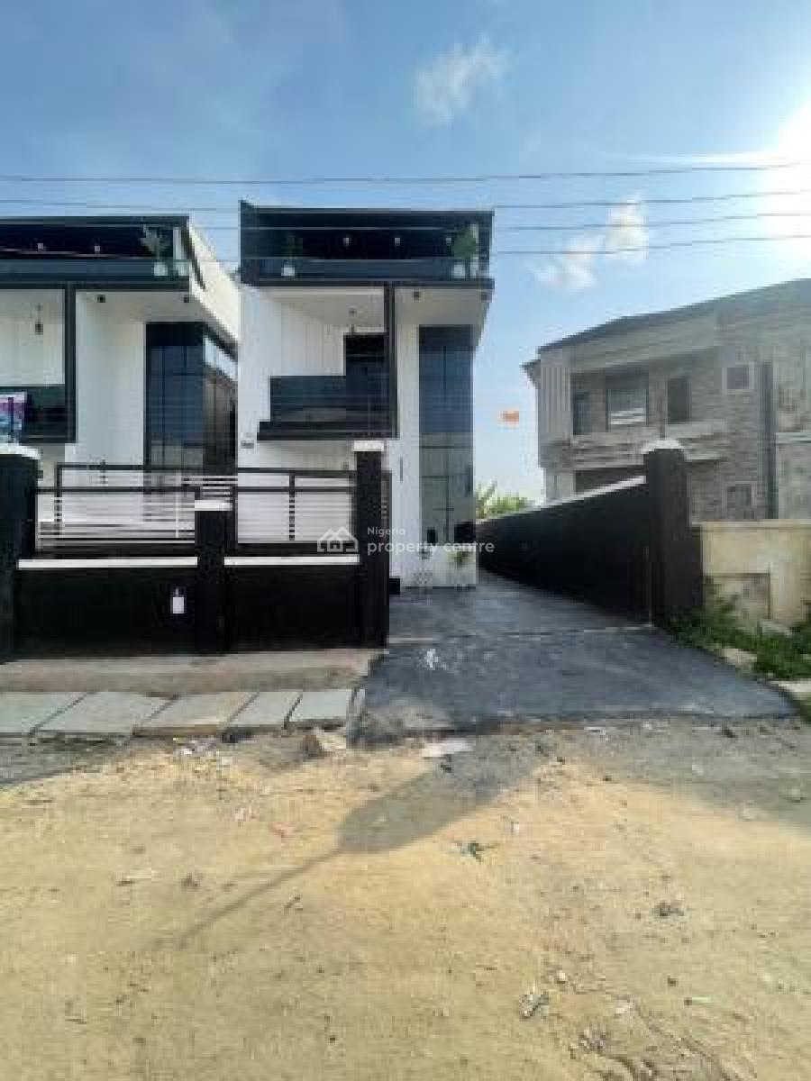 Beautifully Crafted 4 Bedroom Detached Home with Bq, Ajah, Lagos, Detached Duplex for Sale