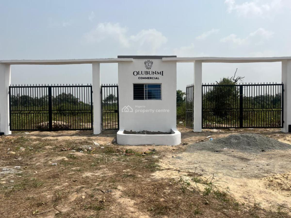2 Exquisite Plots of Land, Olubunmi Gardens, Idowa, Epe, Lagos, Commercial Land for Sale