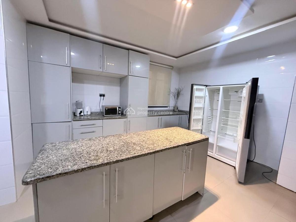 Beautiful 3 Bedroom Fully Furnished Apartment with Bq, Banana Island Road, Ikoyi, Lagos, Flat / Apartment for Rent