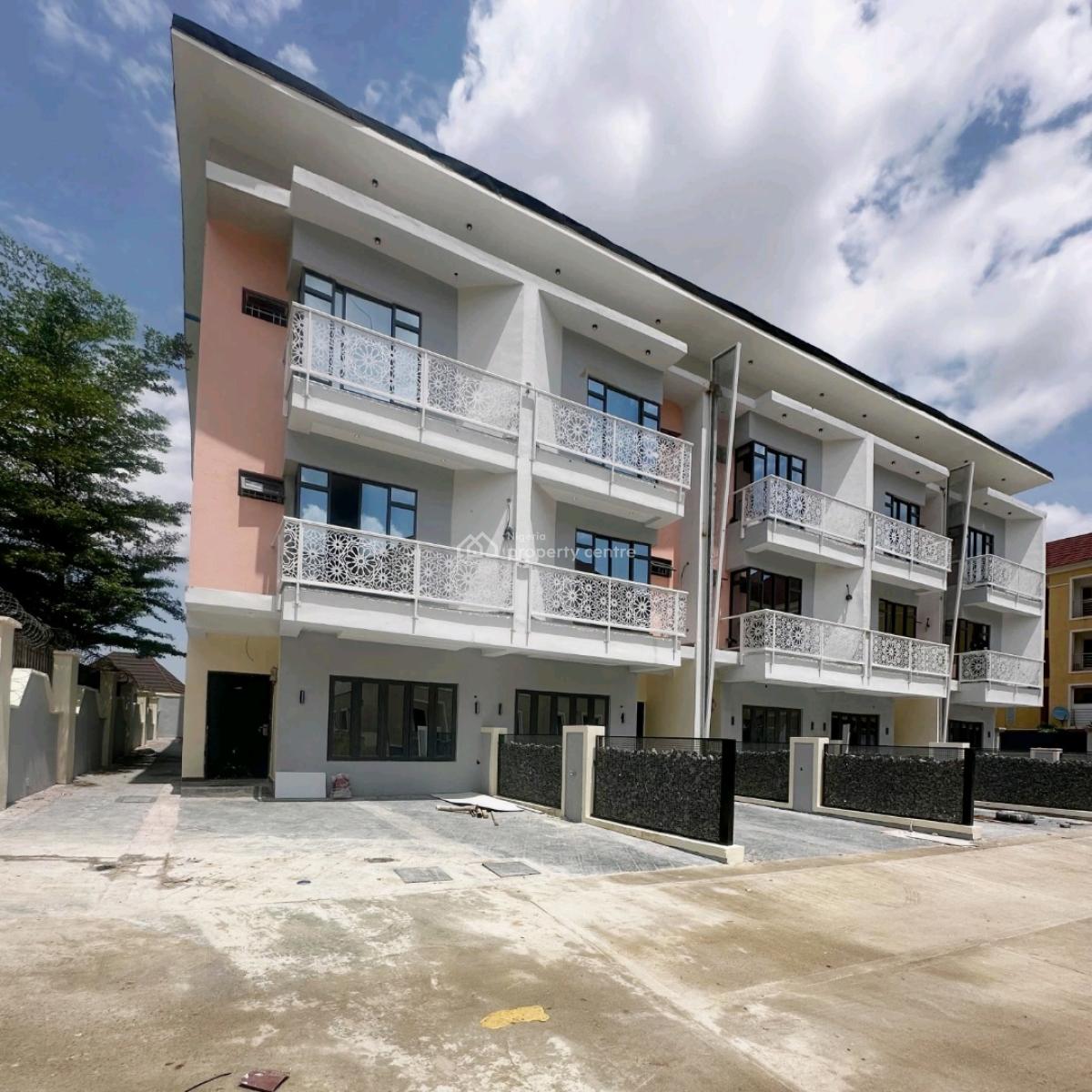 Newly Built 4 Bedroom Terrace Duplex with Boys Quarters Available for, Guzape District, Abuja, House for Sale