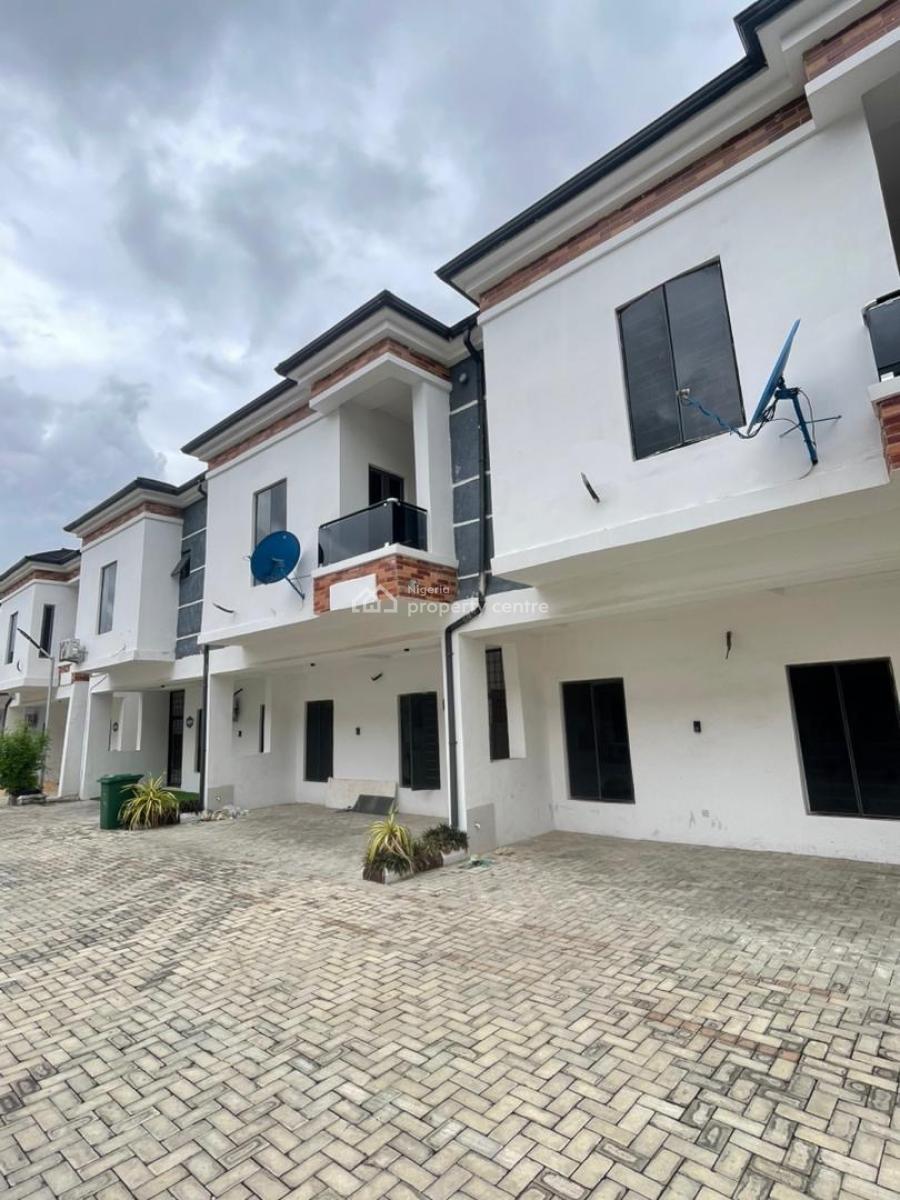 Standard 4 Bedroom Terrace Duplex, Vgc Extension By Harris Drive, Vgc, Lekki, Lagos, Terraced Duplex for Rent