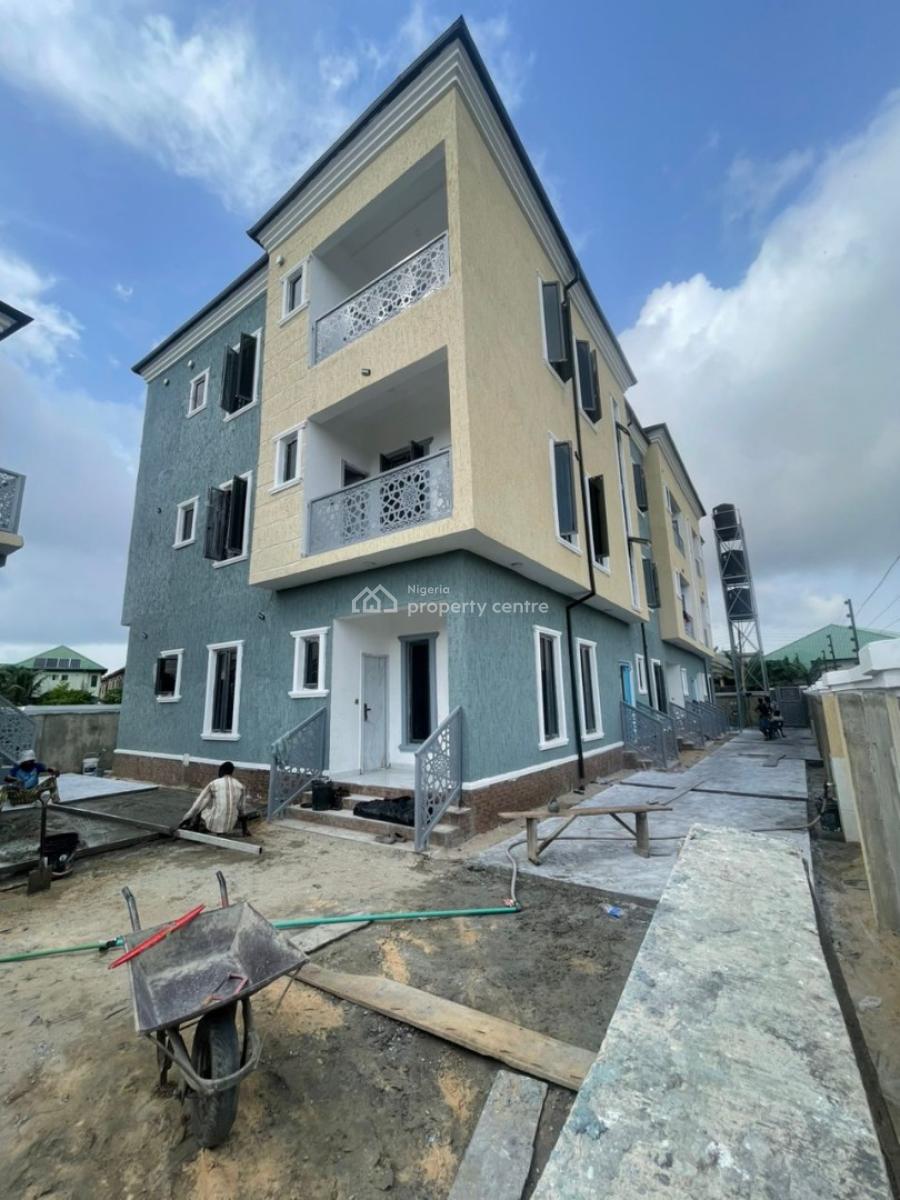 Massive 2 Bedroom Flat Upstairs, Oribanwa Phase 1, Eputu, Ibeju Lekki, Lagos, Flat / Apartment for Rent