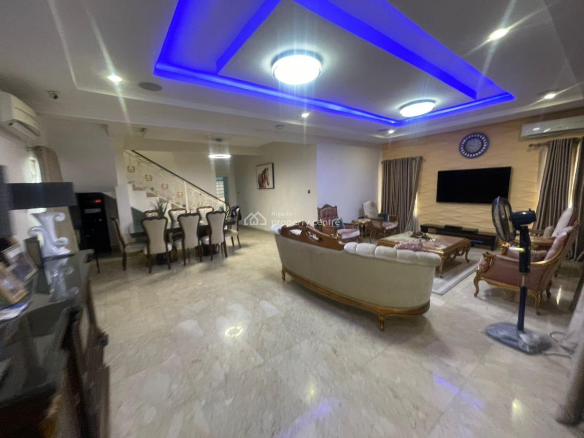 Luxury Fully Furnished 4 Bedrooms Detached House, Cadogan Estate, Osapa, Lekki, Lagos, Detached Duplex for Rent