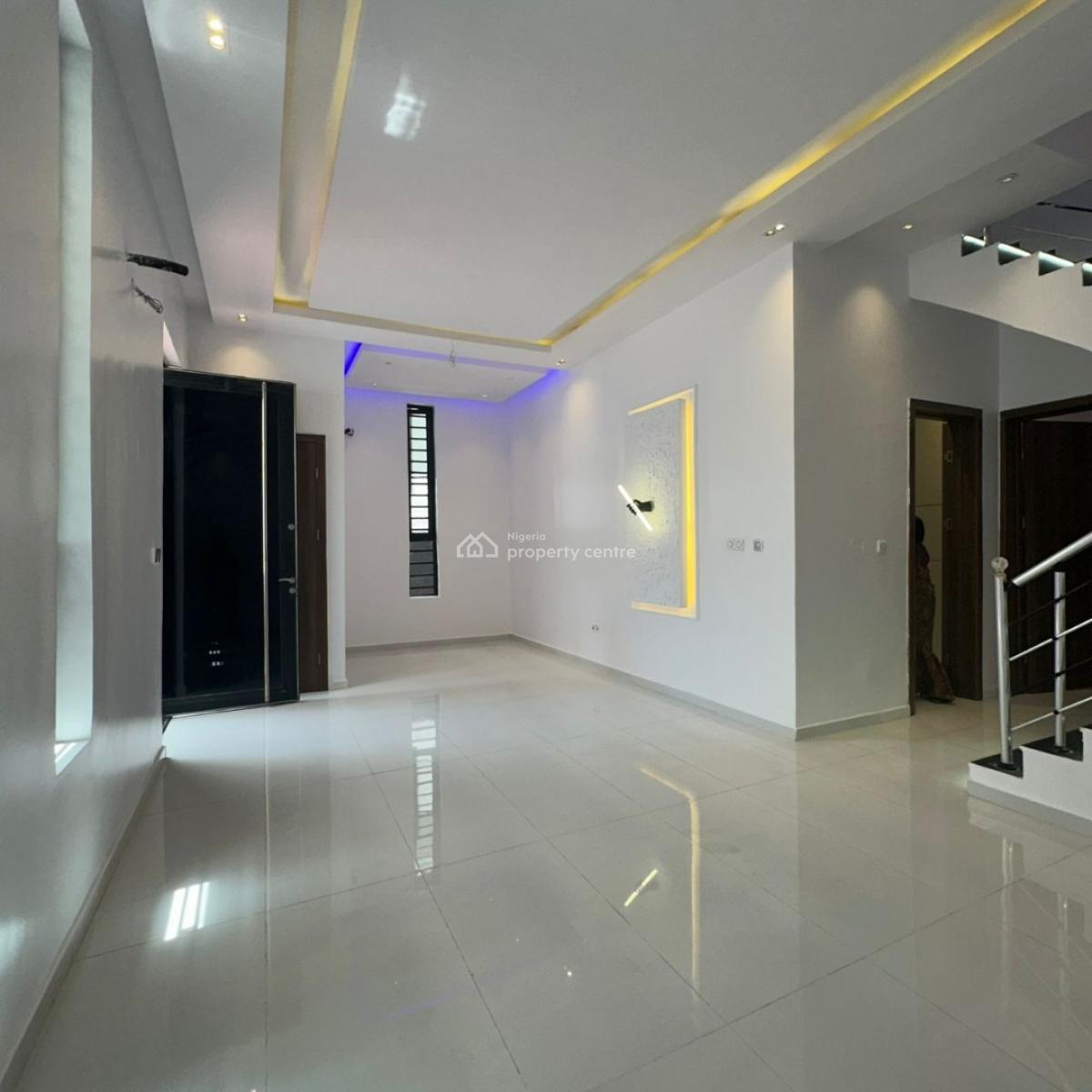 Lovely 4 Bedroom Duplex with a Bq Within a Secured Estate, Chevron, Lekki, Lagos, Semi-detached Duplex for Sale