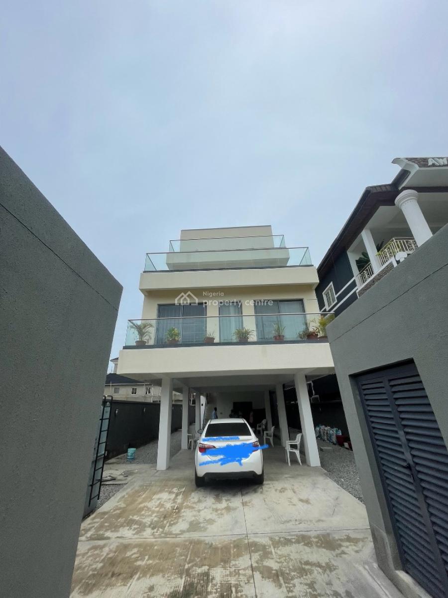 Spacious 2 Bedroom  Apartment with Bq and Elevator and Solar, Cctv Cameras, Lekki Phase 1, Lekki, Lagos, Flat / Apartment for Rent