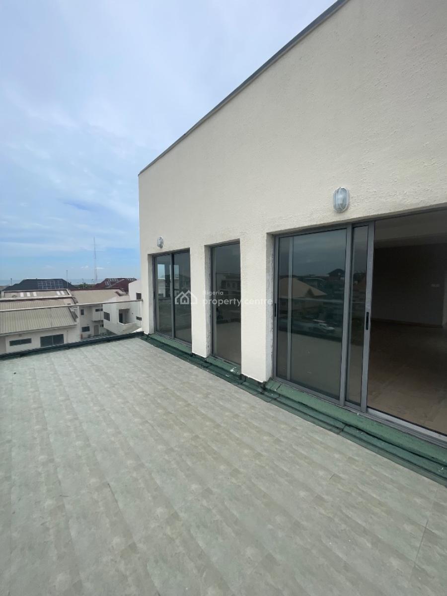 Spacious 2 Bedroom  Apartment with Bq and Elevator and Solar, Cctv Cameras, Lekki Phase 1, Lekki, Lagos, Flat / Apartment for Rent