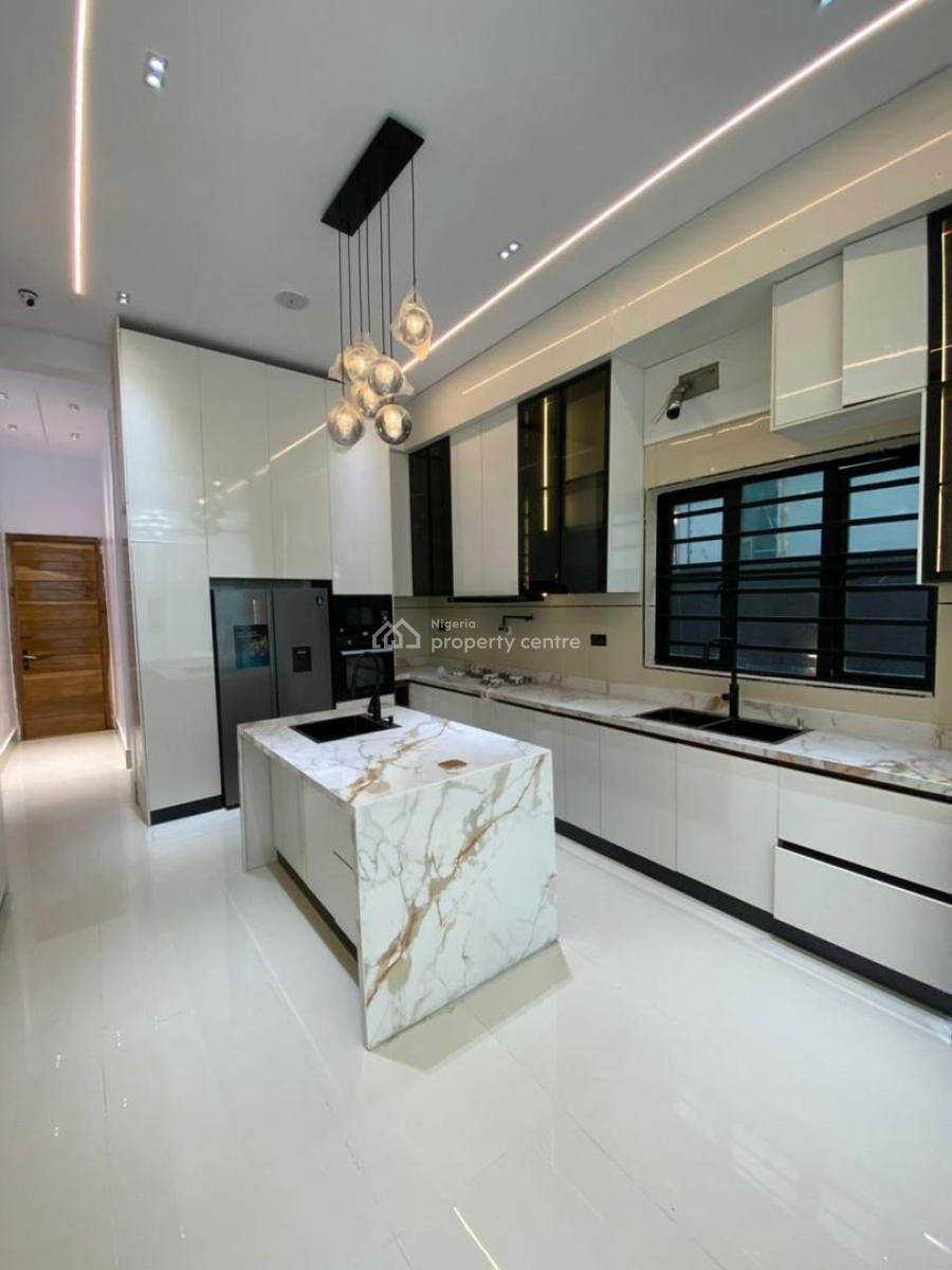 Stunning 5 Bedroom Fully Detached Duplex with Bq in a Secure Estate, Lekki, Lagos, Detached Duplex for Sale