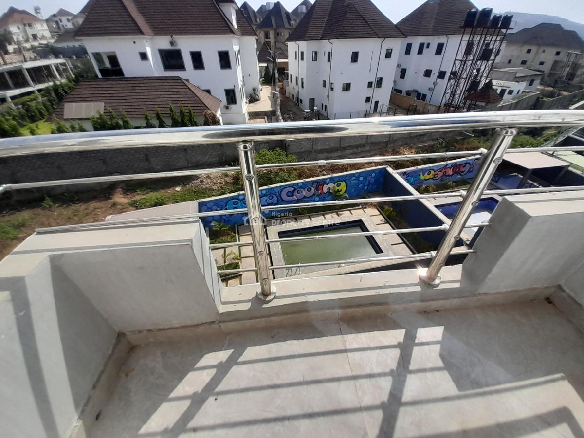 Majestic 4-bedroom Semi-detached Duplex with Bq & Swimming Pool, Asokoro District, Abuja, Semi-detached Duplex for Rent