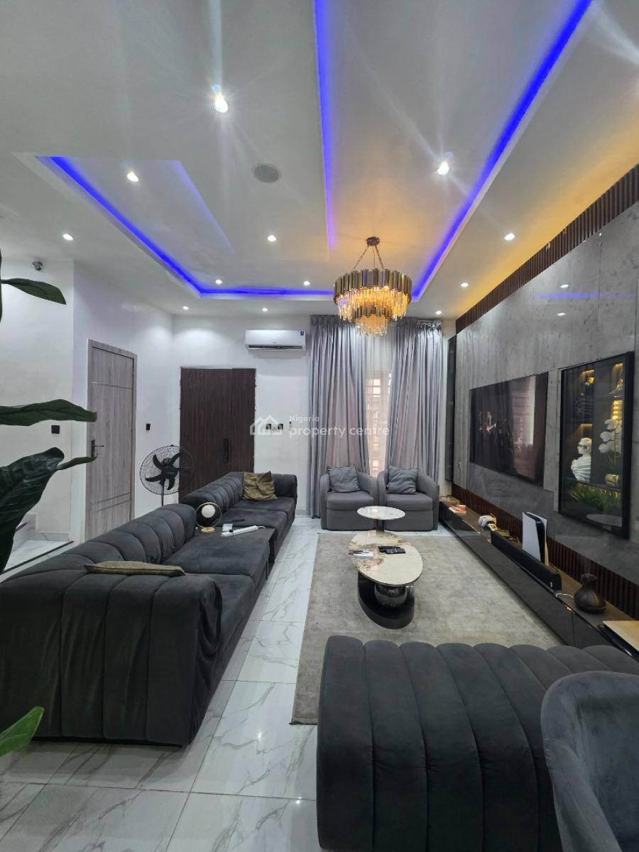 Furnished 4 Bedroom Terrace Duplex with Bq, Ikate Elegushi, Lekki, Lagos, Terraced Duplex for Sale