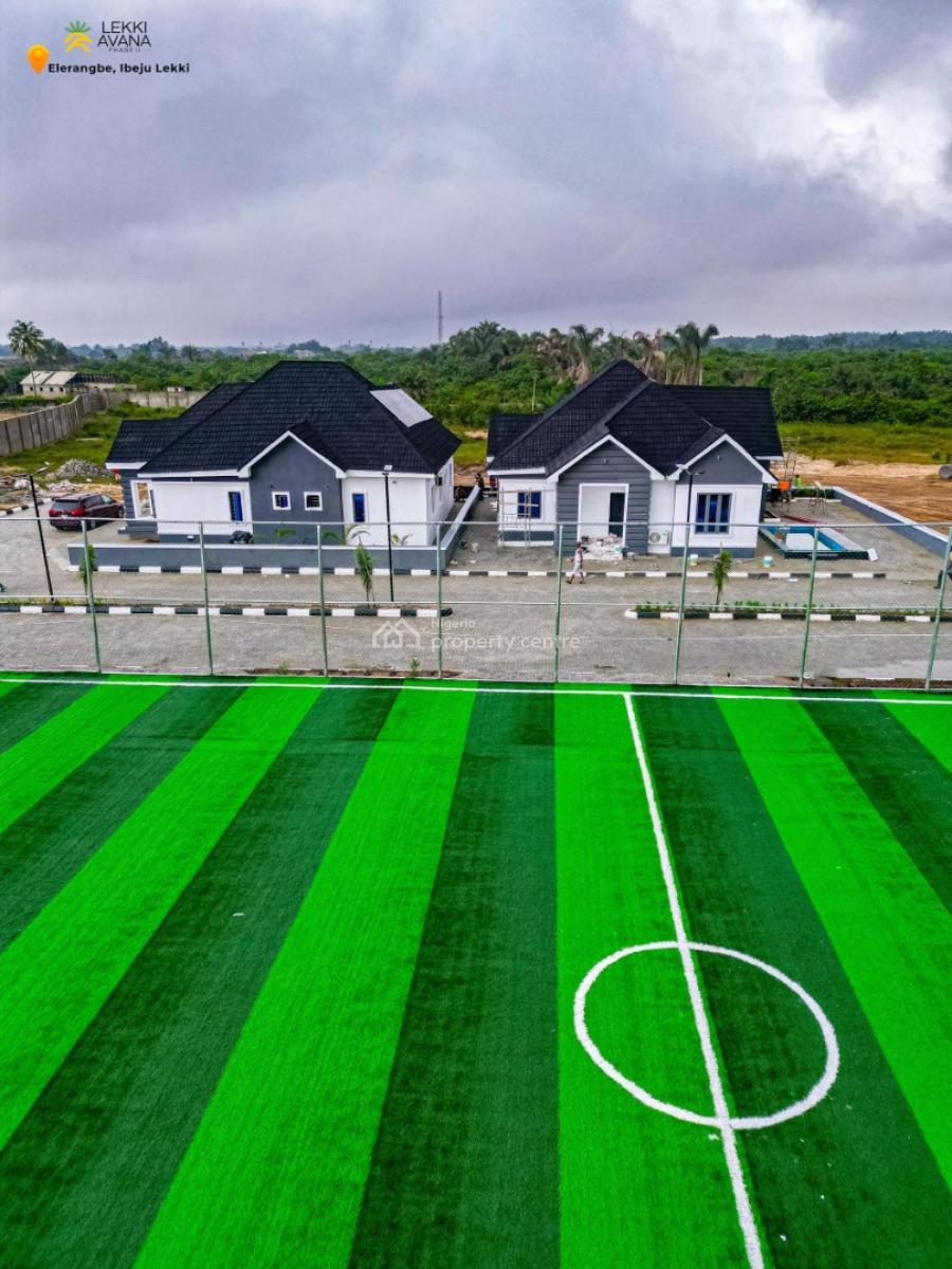 3-bedroom Bungalow with Bq and Swimming Pool  12month Payment Plans Av, Eleranigbe, Eleko Junction, Ibeju Lekki, Lagos, Detached Bungalow for Sale