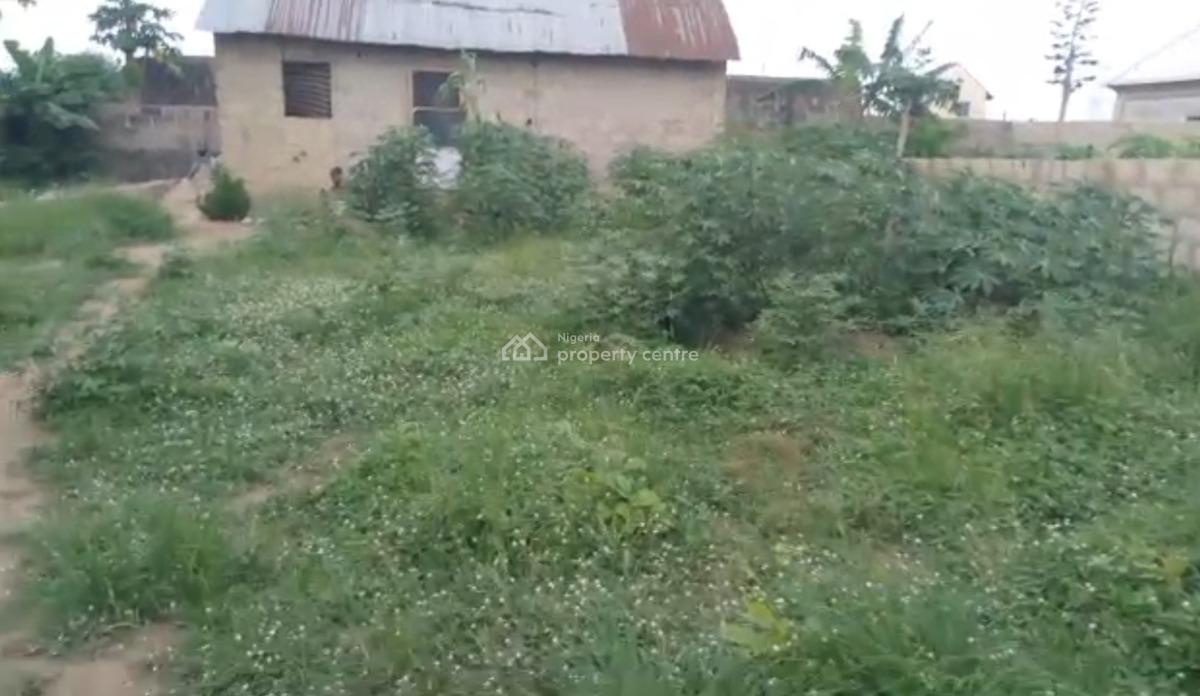 Distress Half Plot of Land Fenced with Mini Flat Built, Imokun Noforija, Epe, Lagos, Mixed-use Land for Sale