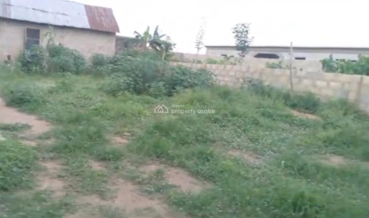 Distress Half Plot of Land Fenced with Mini Flat Built, Imokun Noforija, Epe, Lagos, Mixed-use Land for Sale