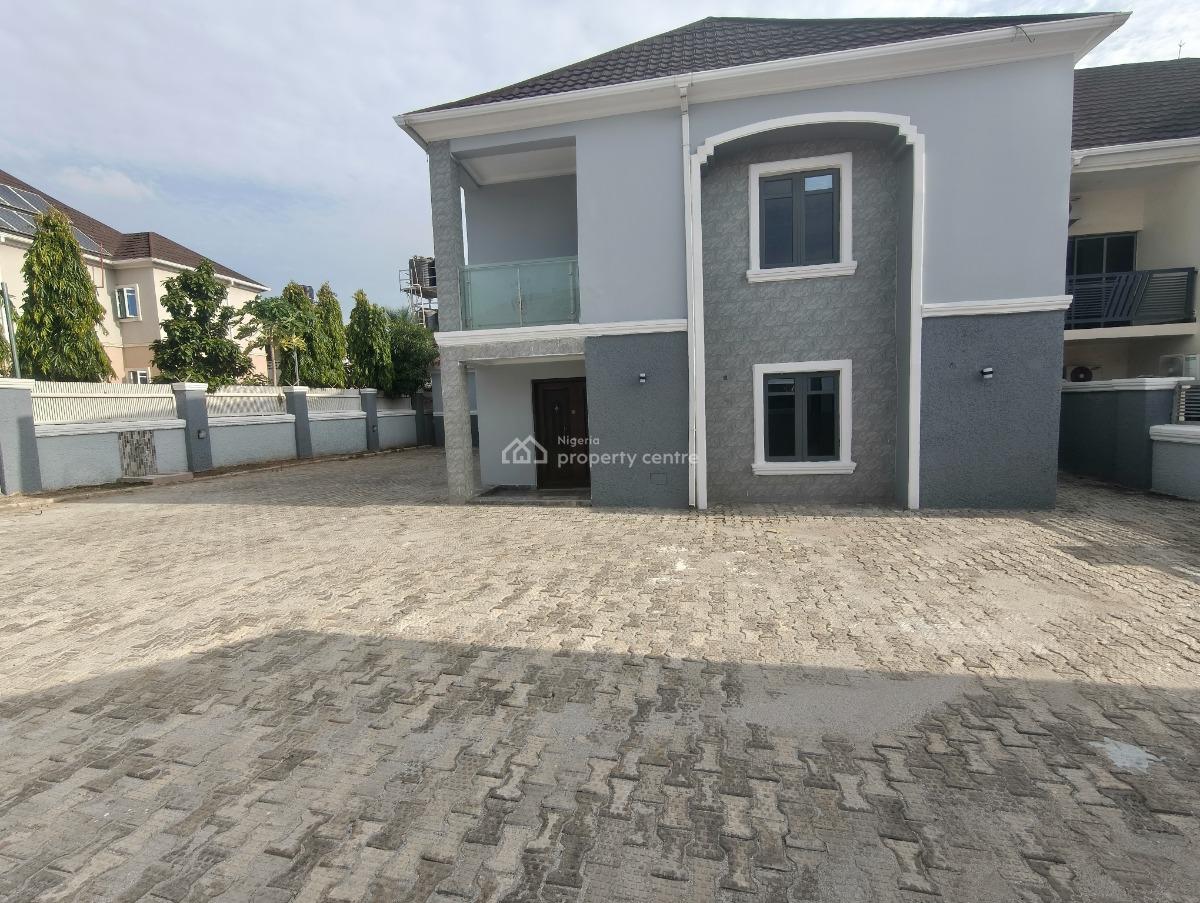 Exquisite 4 Bedroom Semi-detached Duplex with Bq, Naf Valley Estate, Asokoro District, Abuja, House for Sale