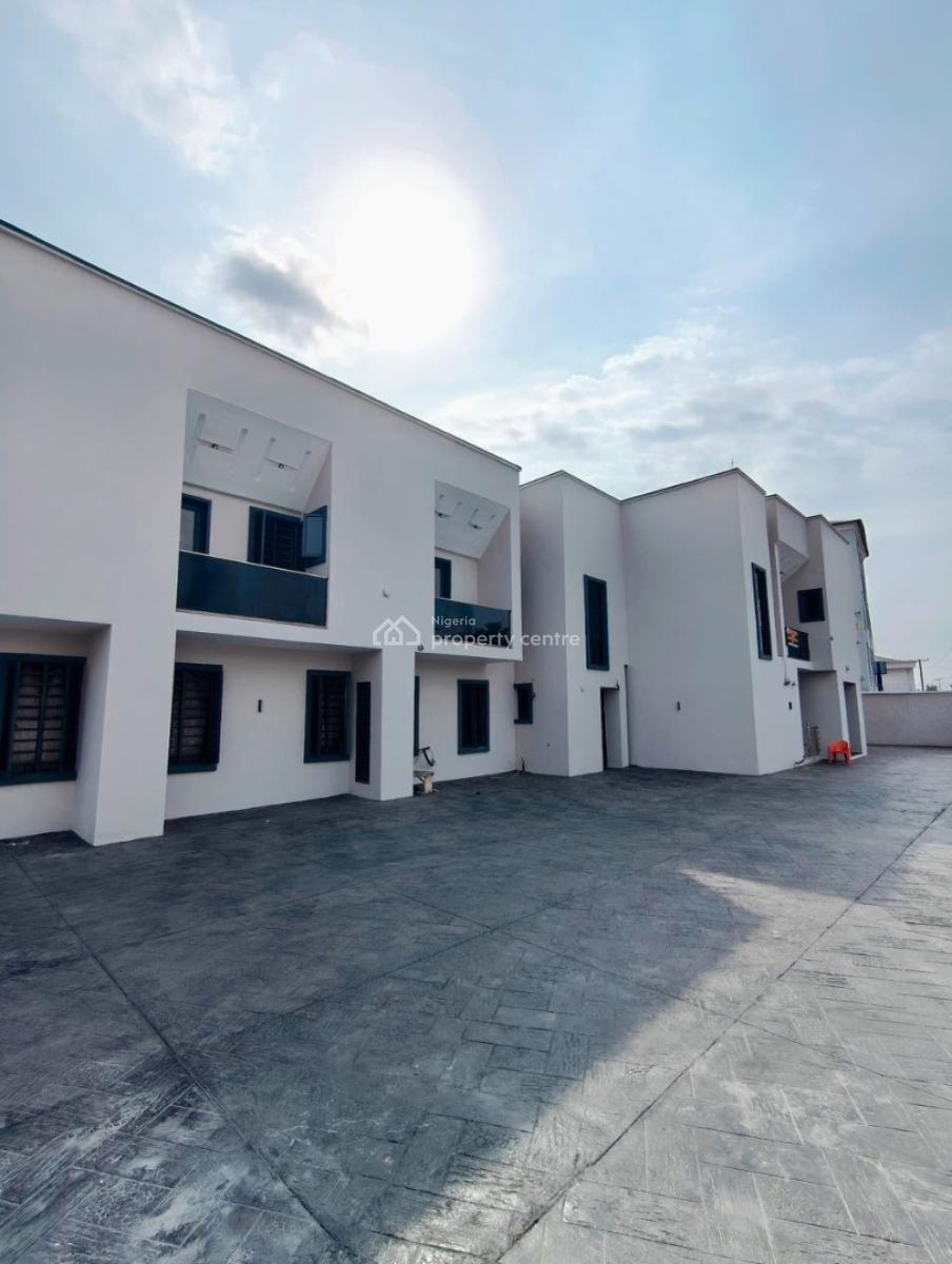 Newly Built 4 Bedroom Terrace Duplex, Stunningly Designed Home in a Well Secured Neighborhood, Ogba, Ikeja, Lagos, Terraced Duplex for Sale