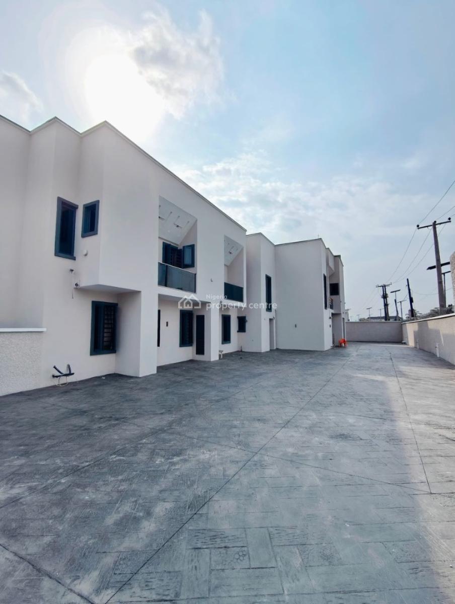 Newly Built 4 Bedroom Terrace Duplex, Stunningly Designed Home in a Well Secured Neighborhood, Ogba, Ikeja, Lagos, Terraced Duplex for Sale