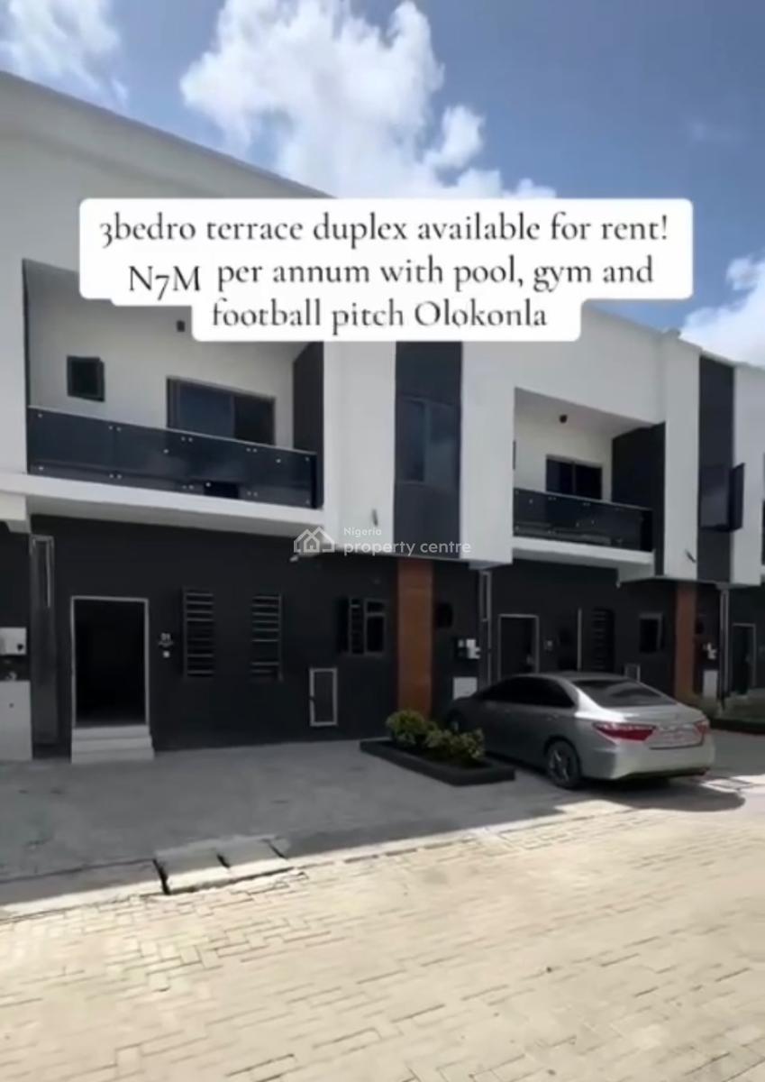 Luxury 3bedroom, Ajah, Lagos, Terraced Duplex for Rent