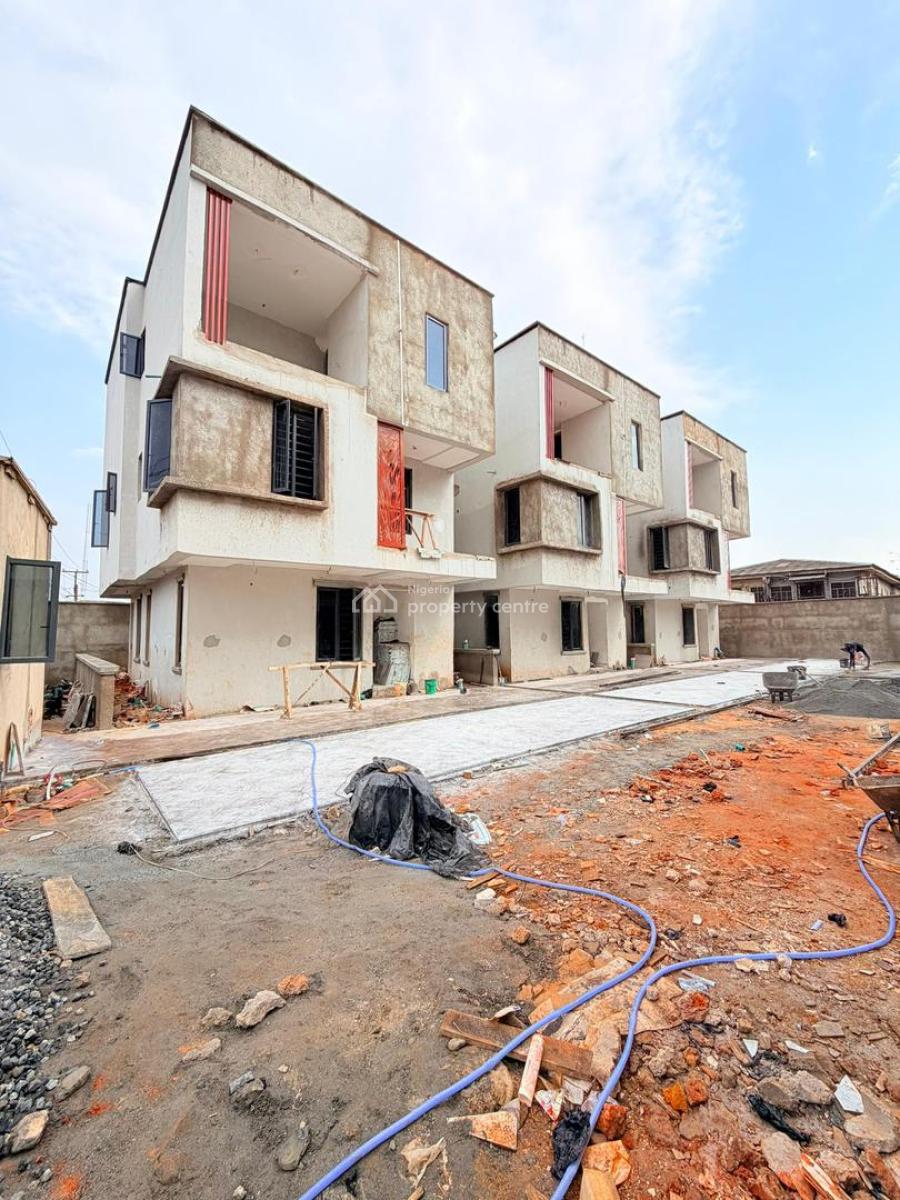 Nicely Built 4 Bedroom Detached Duplex, Stunningly Designed Home with Bq in a Secured Estate, Ogba, Ikeja, Lagos, Detached Duplex for Sale