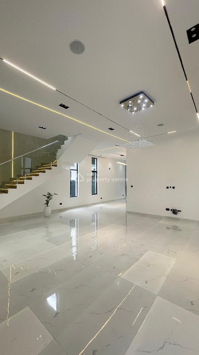 Automated 5 Bedroom Detached Duplex + Office + Bq + Swimming Pool, Prestigious Estate in Chevron Alternative, Lekki, Lagos, Detached Duplex for Sale