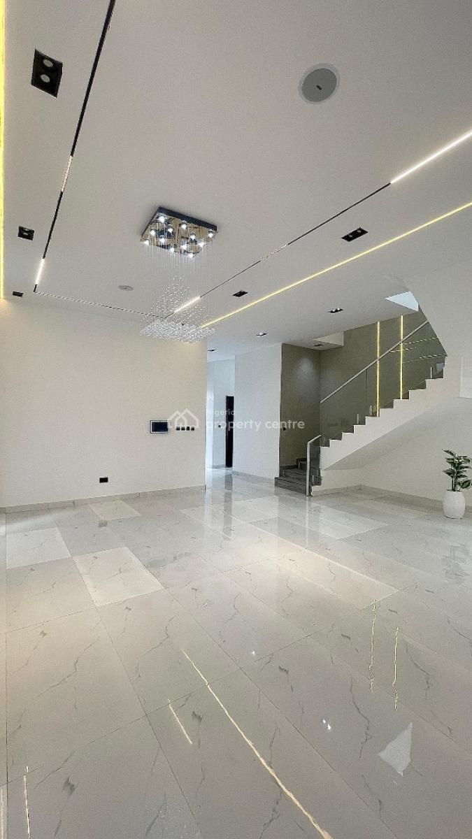 Automated 5 Bedroom Detached Duplex + Office + Bq + Swimming Pool, Prestigious Estate in Chevron Alternative, Lekki, Lagos, Detached Duplex for Sale