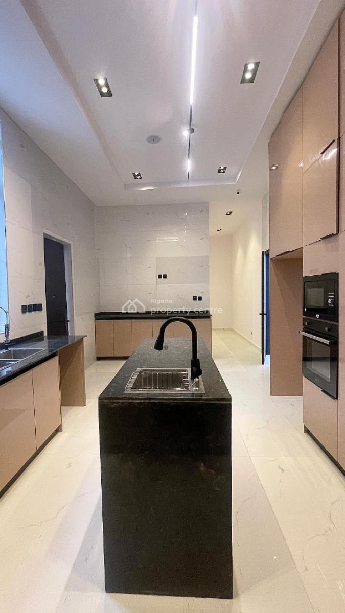 Automated 5 Bedroom Detached Duplex + Office + Bq + Swimming Pool, Prestigious Estate in Chevron Alternative, Lekki, Lagos, Detached Duplex for Sale