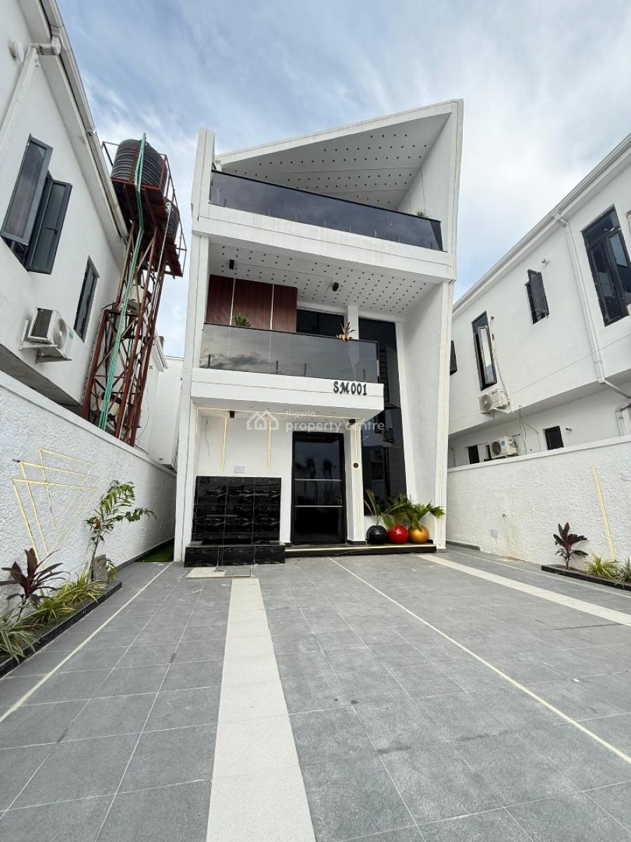 4 Bedroom Semi Detached Duplex with Bq, Ikota, Lekki, Lagos, Detached Duplex for Sale