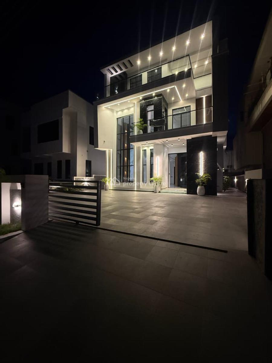 5 Bedrooms Detached Duplex with Cinema, Pool, Pentfloor, Megamound Housing Estate, Lekki County, Ikota, Lekki, Lagos, Detached Duplex for Sale