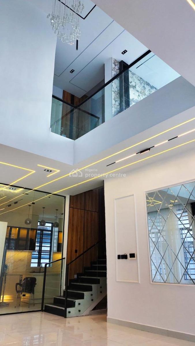 Exquisite 5 Bedroom Luxury Home with Pool & Bluetooth Speakers, Situated in a Calm and Well-developed Environment, Ikota, Lekki, Lagos, Detached Duplex for Sale