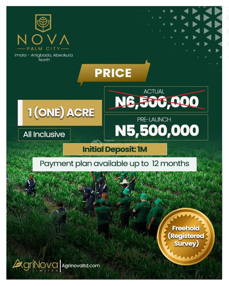 Palm Oil Farm, Nova Palm City, Imala-anigbado, Abeokuta North, Ogun, Tank Farm for Sale