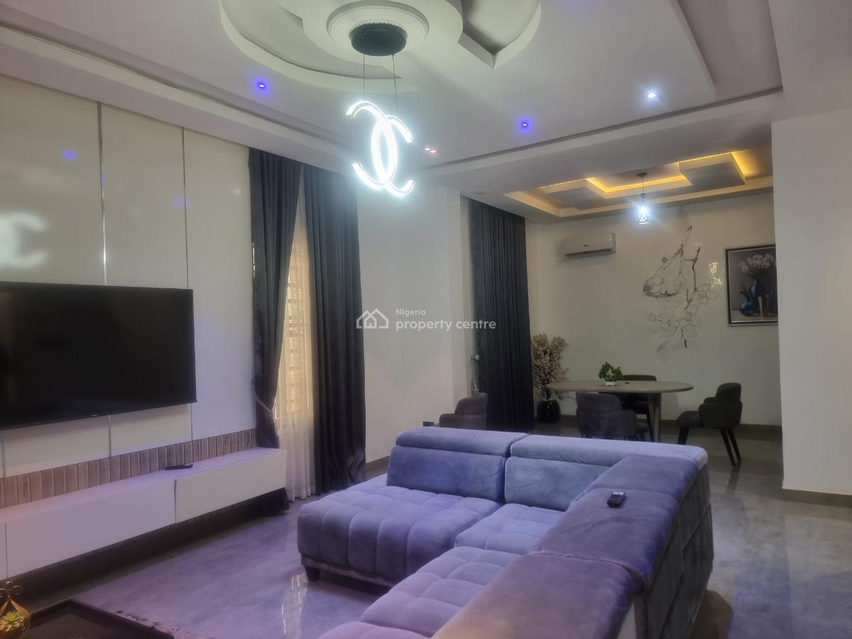 Smart Fully Furnished 2 Bedroom Apartment, Estate By Nut Axis, Lugbe District, Abuja, Flat / Apartment for Rent