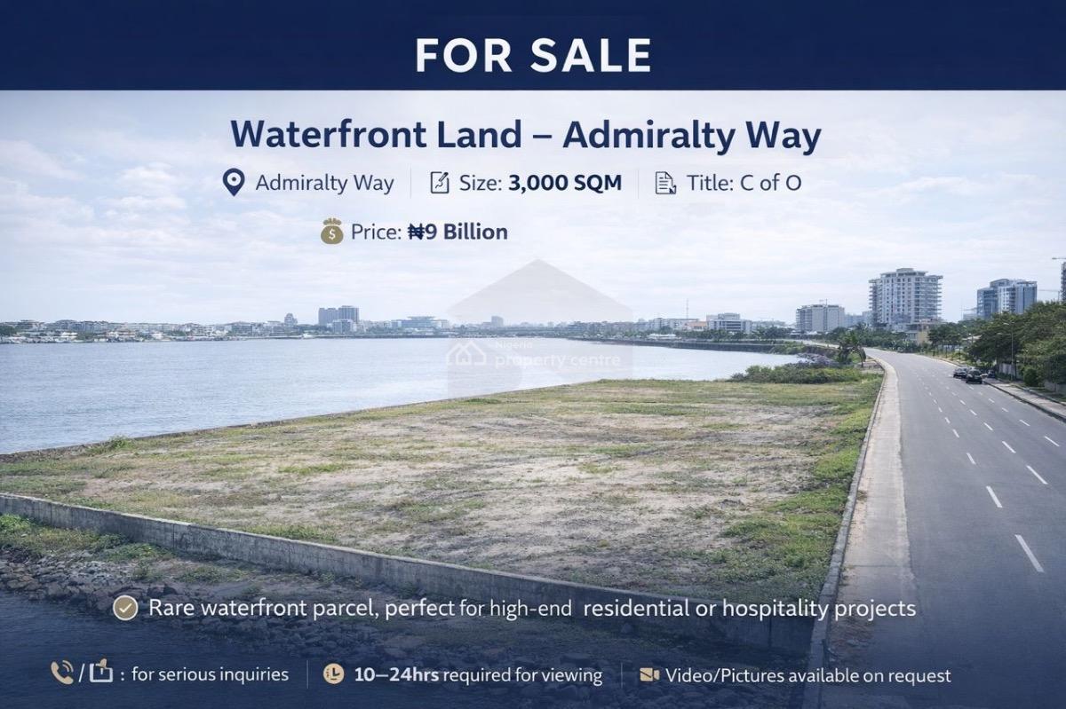 3,000sqm, Admiralty Way, Lekki, Lagos, Land for Sale
