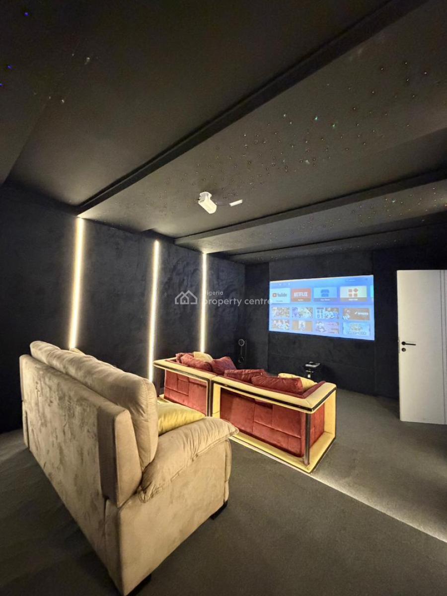 Exquisite Luxury Aumated 5 Bedroom Home with Cinema and Pool, Chevron, Lekki, Lagos, Detached Duplex for Sale