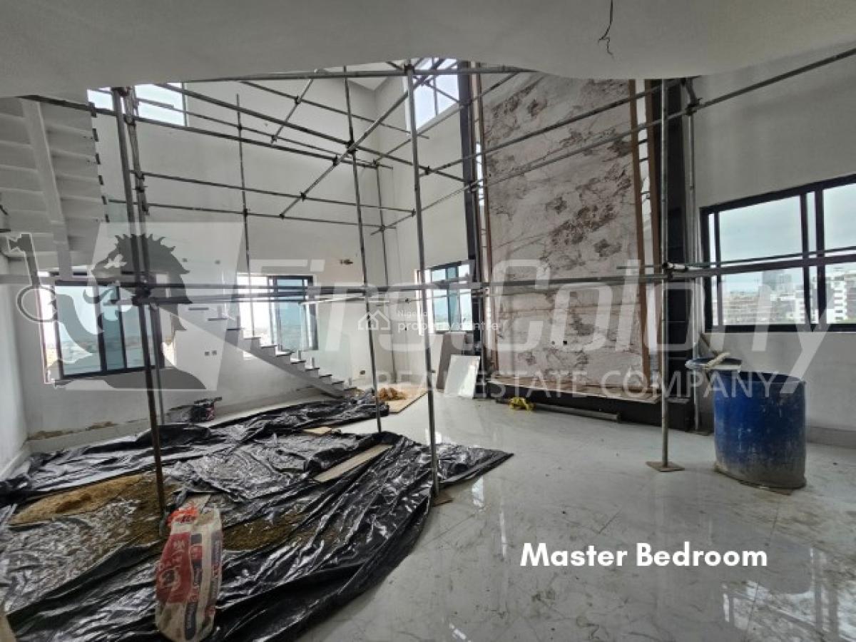 New Built, Gigantic 4 Bedroom Pent-floor Maisonette (with Jetty), Ikoyi, Lagos, Flat / Apartment for Sale