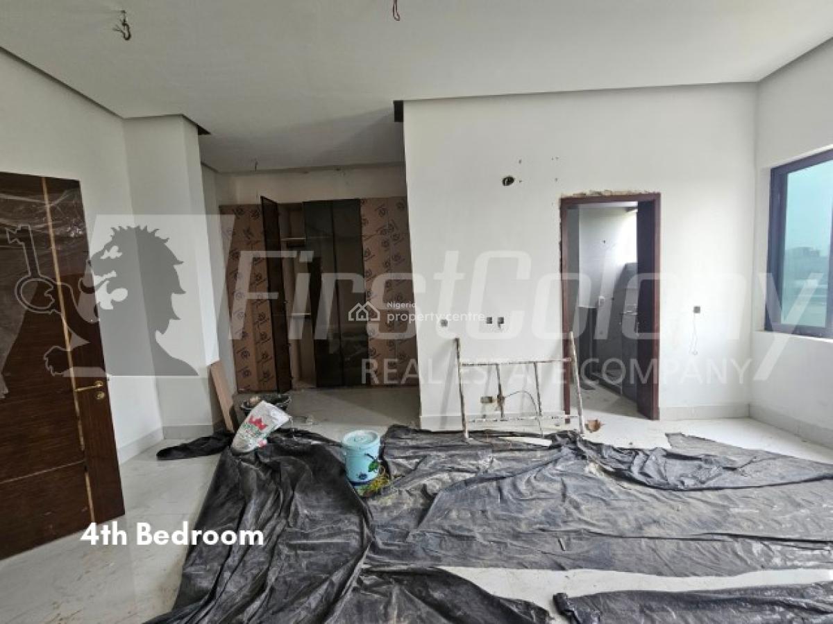 New Built, Gigantic 4 Bedroom Pent-floor Maisonette (with Jetty), Ikoyi, Lagos, Flat / Apartment for Sale