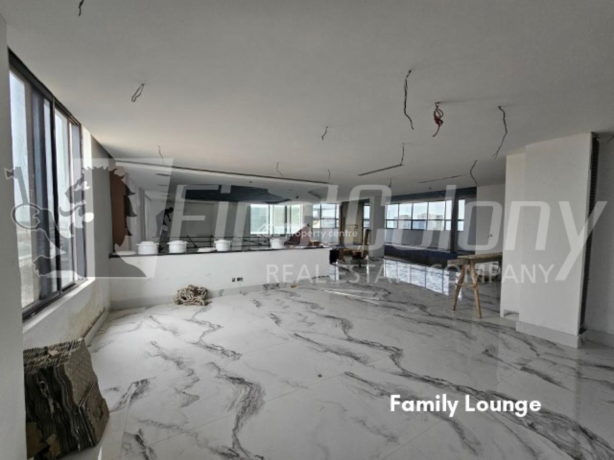 New Built, Gigantic 4 Bedroom Pent-floor Maisonette (with Jetty), Ikoyi, Lagos, Flat / Apartment for Sale