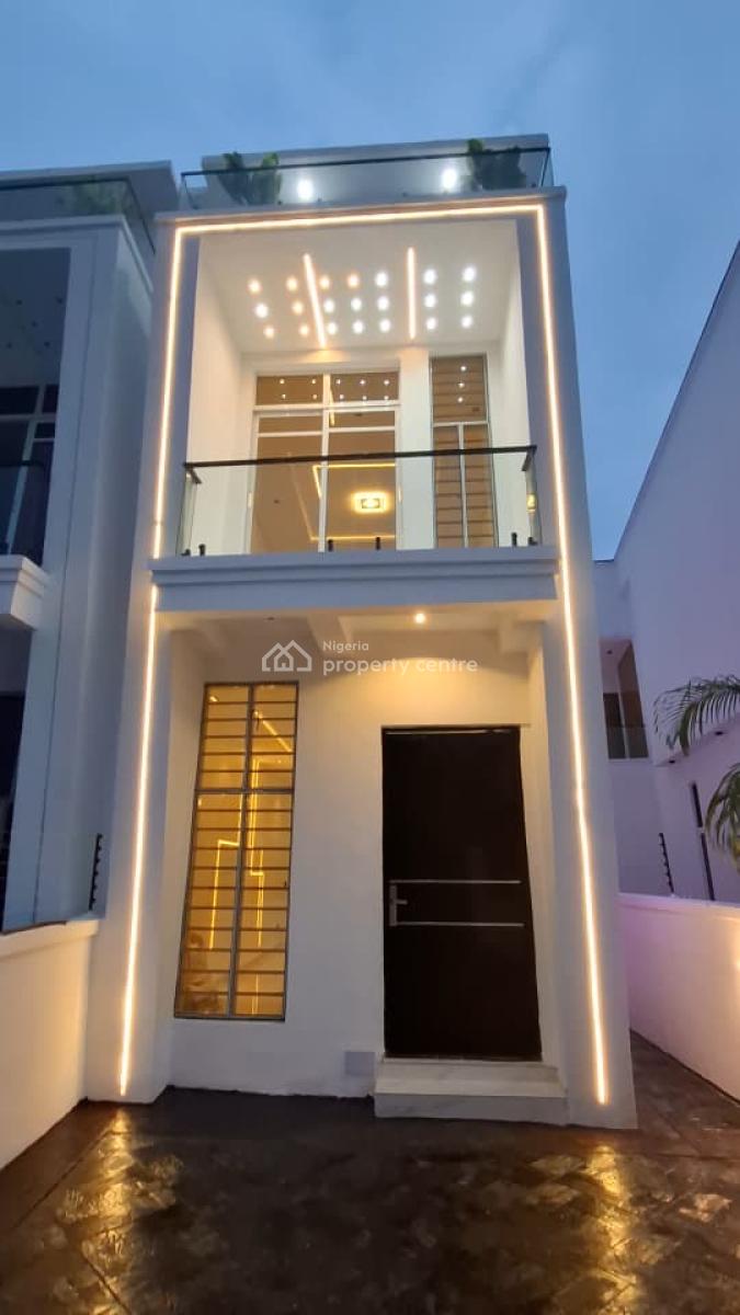 Well Finished and Beautiful 4bedroom Semi Detached House with a Bq, Oakland Estate, Sangotedo, Ajah, Lagos, Semi-detached Duplex for Sale