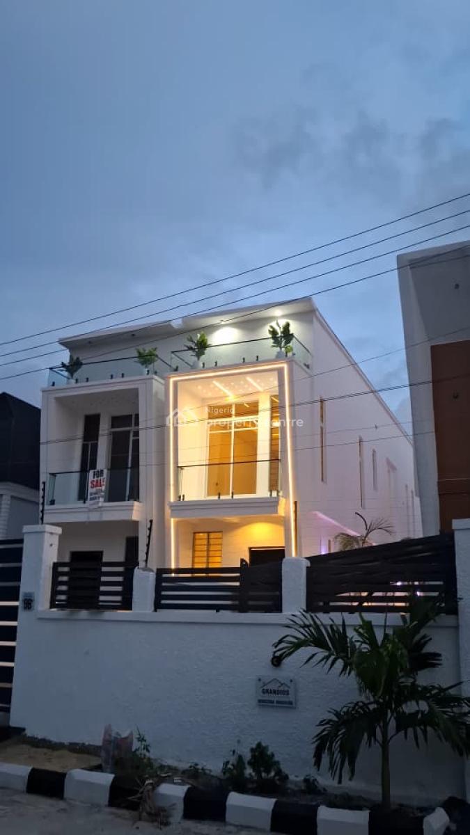Well Finished and Beautiful 4bedroom Semi Detached House with a Bq, Oakland Estate, Sangotedo, Ajah, Lagos, Semi-detached Duplex for Sale